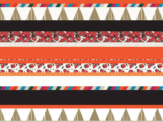 异域风情印花素材在线下载