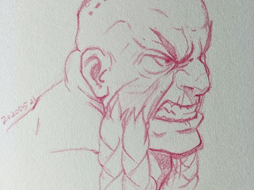 速寫19（個人主頁-ZNDQ4NDcwMjQ=） - 單幅漫畫 - 站酷設(shè)計師覃湘華原創(chuàng)素材 - 站酷ZCOOL