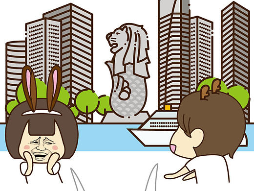 公司微信漫画游学新加坡线