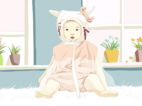 小侄女（个人主页-ZMjg0NjQ4NTY=） - 创作习作 - 站酷设计师晴儿呀原创素材 - 站酷ZCOOL