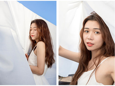 售卖蓝色系列 / 天台写真