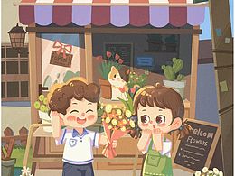 呐～送你一束花呀