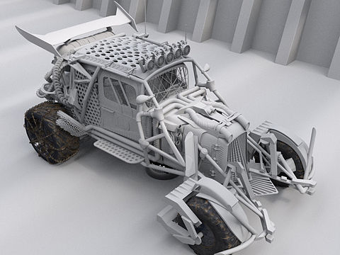 自学Maya - 第一个个人项目 车（个人主页-ZNDg4NjU0NDg=） - 机械/交通 - 站酷设计师西猫柿原创素材 - 站酷ZCOOL