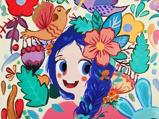 丙烯插画