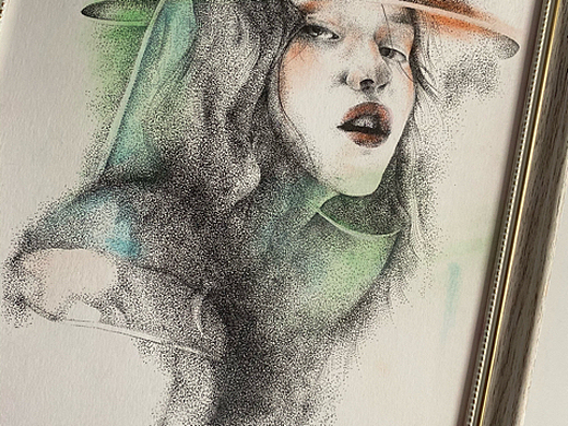 点绘象神|插画|创作习作|阿酒的点绘_原创作品-站酷zcool