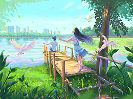 东湖夏景