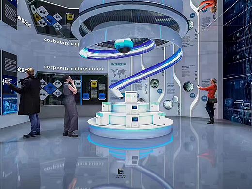 工装科技展厅设计案例 | 极具创意和设计感的现代空间