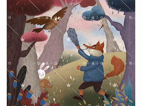 #儿童插画# 绘本内页练习