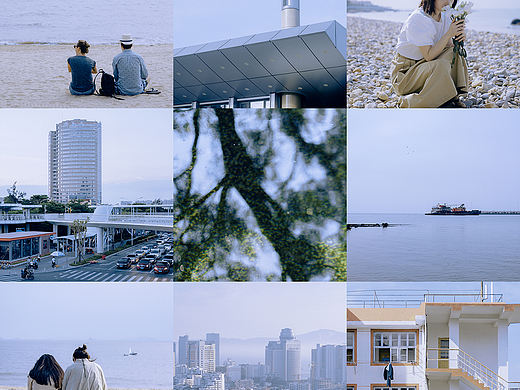 与蓝色相遇的瞬间