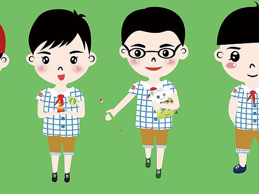 [原创]校园文明规范人物设计