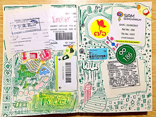 新马泰--手账旅画