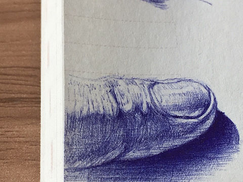 上课无聊画的圆珠笔画