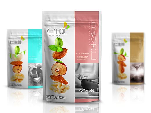混合果仁坚果品牌策划设计|休闲食品包装创意设计