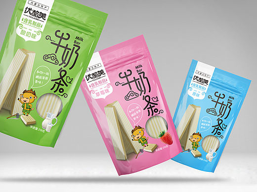 乳香飘奶条包装设计