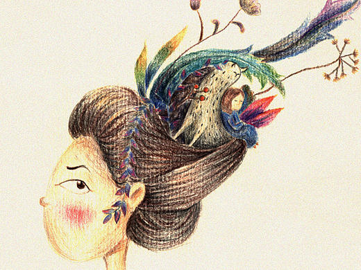 老女人（個人主頁-ZMTc5NjM4MjA=） - 創(chuàng)作習作 - 站酷設計師鄭小魚的池塘原創(chuàng)素材 - 站酷ZCOOL