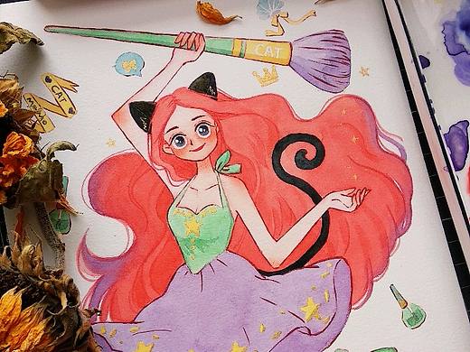 美妆少女 临摹（个人主页-ZNDc4NTgxMjQ=） - 创作习作 - 站酷设计师喵小寞momo原创素材 - 站酷ZCOOL