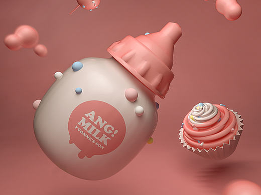 C4D学习作品-白无常C4D超级班2