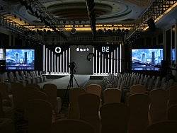 4月的一场小型服装发布会舞美设计