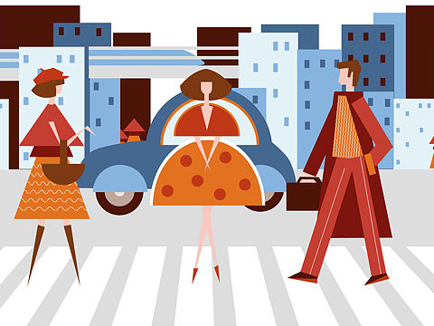 小習(xí)作之斑馬線上（個(gè)人主頁-ZNDQ2MDkxNTY=） - 創(chuàng)作習(xí)作 - 站酷設(shè)計(jì)師頑涂12原創(chuàng)素材 - 站酷ZCOOL