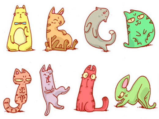【cat-英文字母设计】