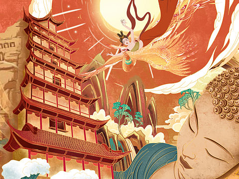 “丝鹿”插画设计与应用（个人主页-ZNTI3Nzg0ODg=） - 商业插画 - 站酷设计师陈大葵原创素材 - 站酷ZCOOL