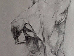 素描练习 慕尼黑人体三回旋（个人主页-ZMzI1NTgwMA==） - 绘画 - 站酷设计师南瓜不二原创素材 - 站酷ZCOOL