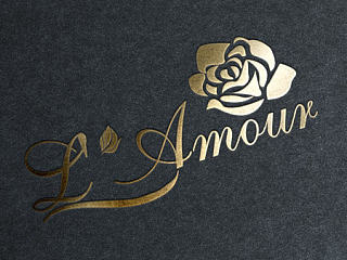 L'Amour花店logo设计
