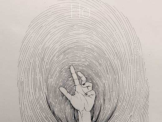 黑白简画