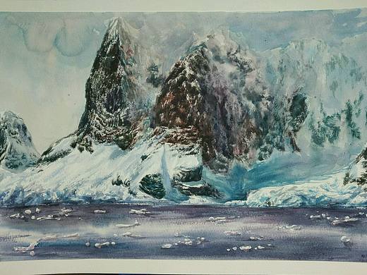 水彩水彩风景风景