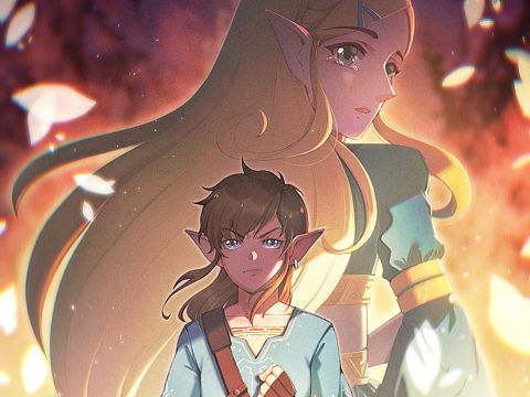 塞爾達（個人主頁-ZNDgzMjg1NTY=） - 藝術插畫 - 站酷設計師妖角大人原創(chuàng)素材 - 站酷ZCOOL