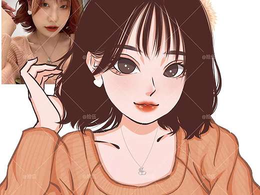 手绘头像|最近画的头像稿子