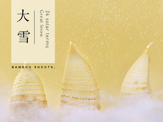 大雪了 食冬笋