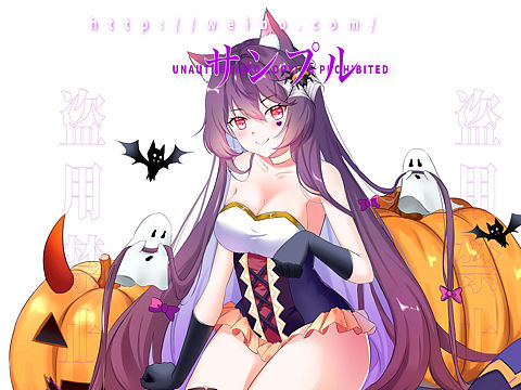 万圣节当然少不了猫猫啦