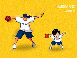 街头篮球招牌动作—大鹏展翅（个人主页-ZNDE3Nzcy） - 新锐潮流插画 - 站酷设计师yoyocaso原创素材 - 站酷ZCOOL