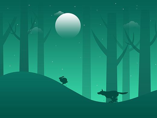 临摹扁平化风格插画1（个人主页-ZMTY2MTAwMDA=） - 软件界面 - 站酷设计师秋子秋子秋子子原创素材 - 站酷ZCOOL