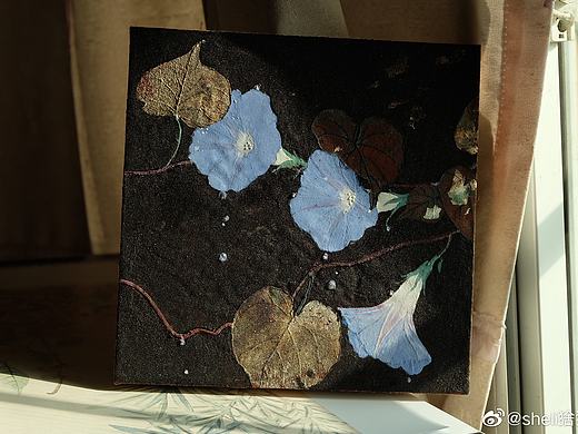 【岩彩】喇叭花