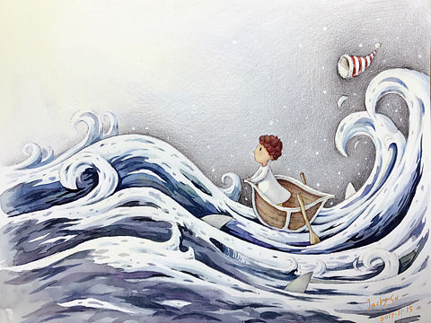 插画原创一希望（个人主页-ZNDA1ODM4MzY=） - 创作习作 - 站酷设计师苏子青JackySu原创素材 - 站酷ZCOOL