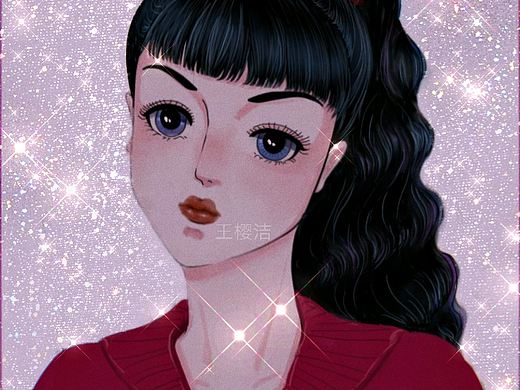 第一次画日系漫画风人物插画