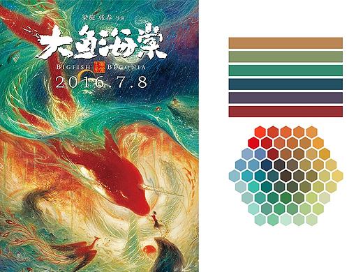 《大鱼海棠》配色分析图