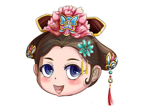 插画#面壁格格#IP形象