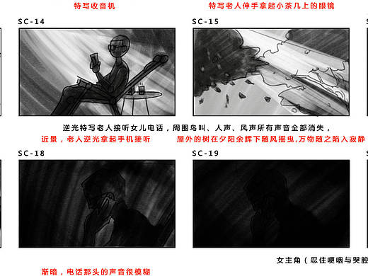 一些被毙掉的分镜