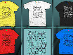 插画，T恤图形设计。