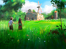 临摹 Field of dreams