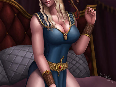 龙母丹妮莉丝（个人主页-ZMjcyNTUxMjQ=） - 概念设定 - 站酷设计师Andalors原创素材 - 站酷ZCOOL