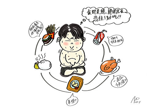 闭关不做快乐肥宅，食即是胖，罪过罪过…