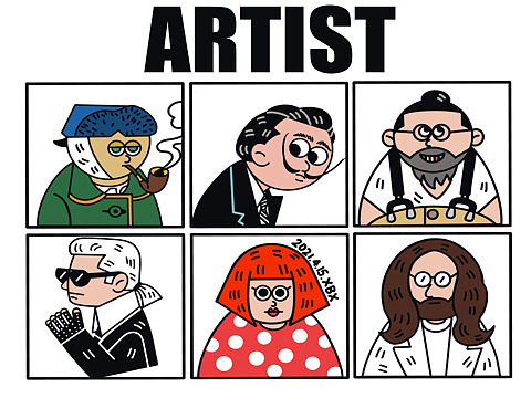 怪力宝XBX 原创插画-头像系列