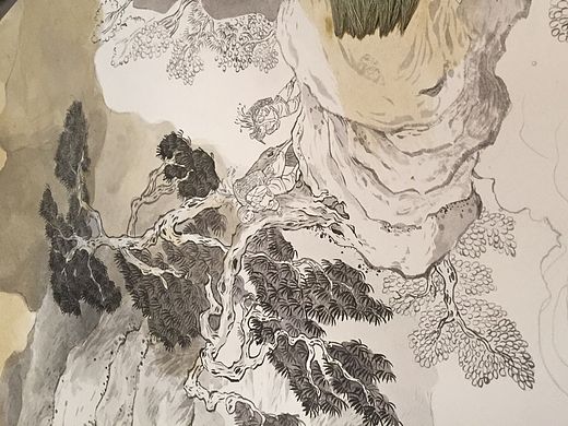 集古斋－回忆 水彩过程