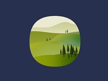 扁平化风景