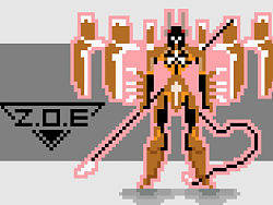 【Zone of the enders X pixel】 PS2游戏ZOE主角机像素画
