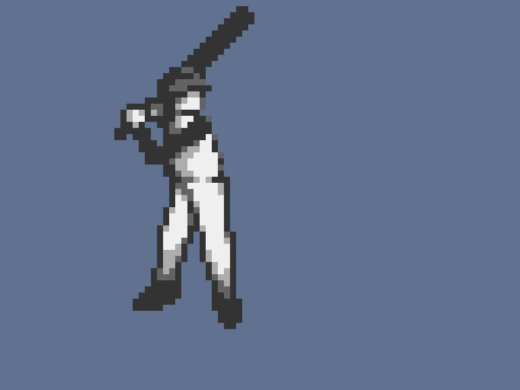 像素风动态练习-棒球